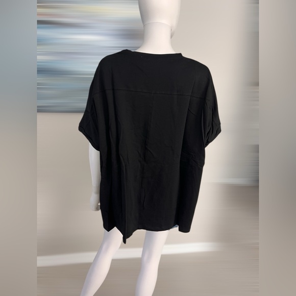 FANTASTIC FAWN patriotic sequin sunglasses  oversized top S M L - Picture 6 of 7